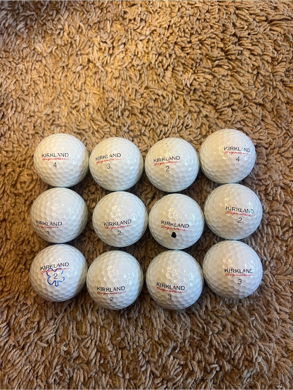 Refurbished Kirkland Golf Balls - 1 Dozen